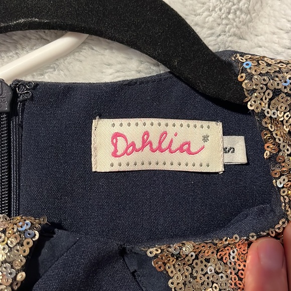 British boutique Navy blue mini dress - Picture 3 of 3